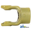 A & I Products Implement Yoke, Round Bore 1 1/4" w/ 3/8" Pin Hole 4" x3" x2.5" A-BP211029151-A